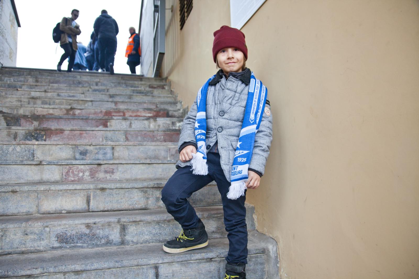 Потомки Дмитрия Дмитриевича Шостаковича на матче «Зенит» — «Спартак»