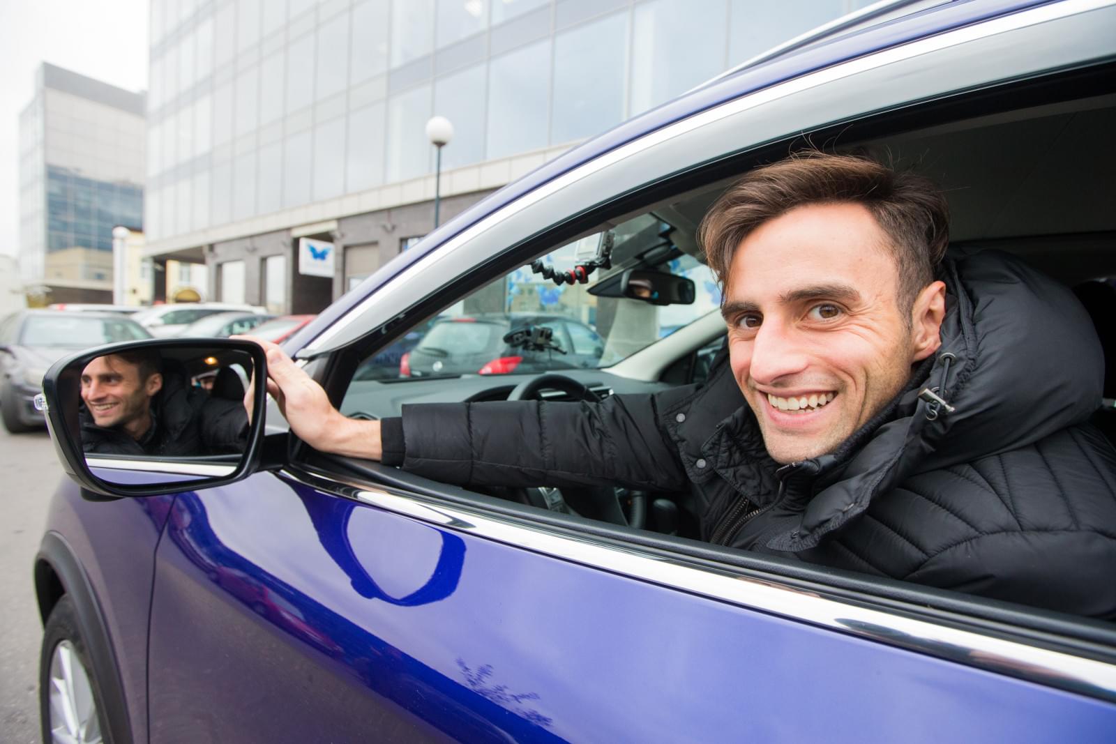 Маурисио стал таксистом в рамках акции «Давай-давай!»