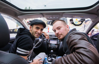 Маурисио стал таксистом в рамках акции «Давай-давай!»