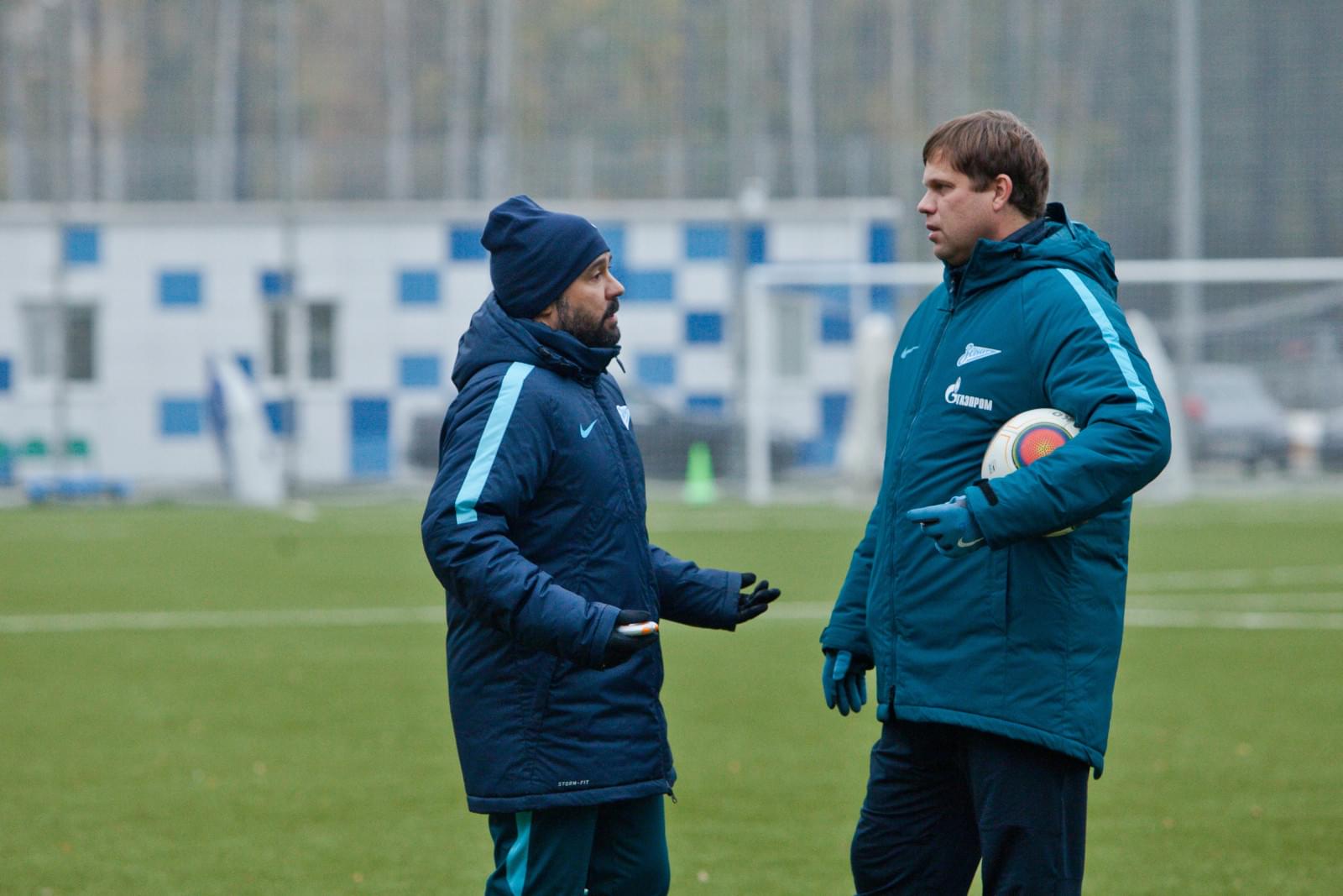 Тренировка «Зенита»-2 перед матчем с «Мордовией»