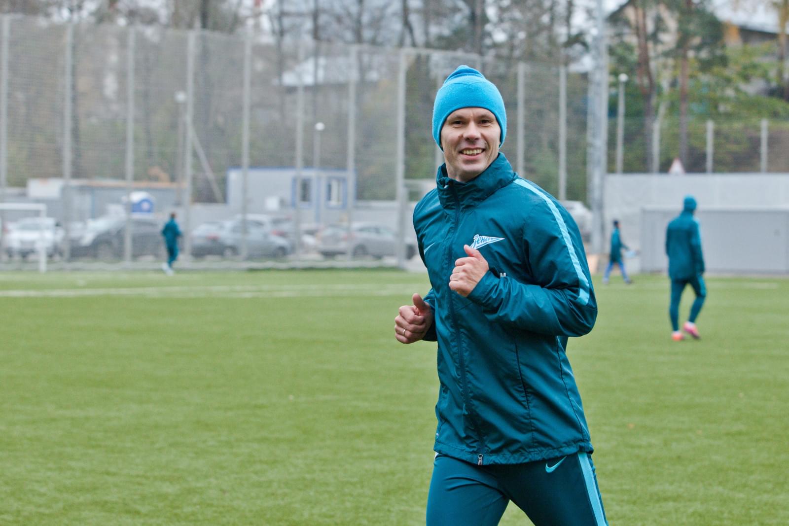 Тренировка «Зенита»-2 перед матчем с «Мордовией»