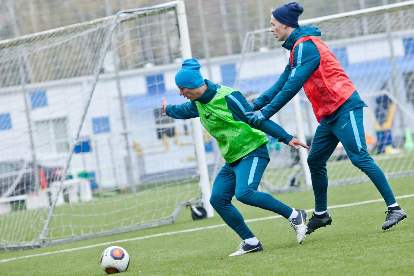 Тренировка «Зенита»-2 перед матчем с «Мордовией»