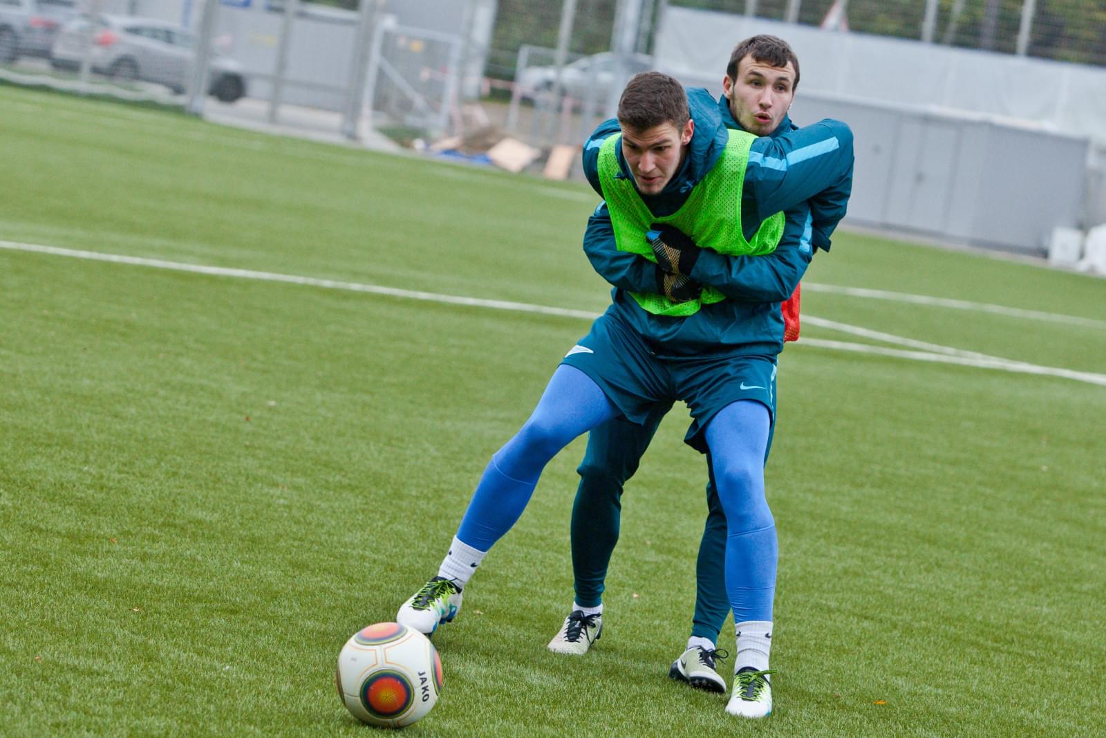 Тренировка «Зенита»-2 перед матчем с «Мордовией»