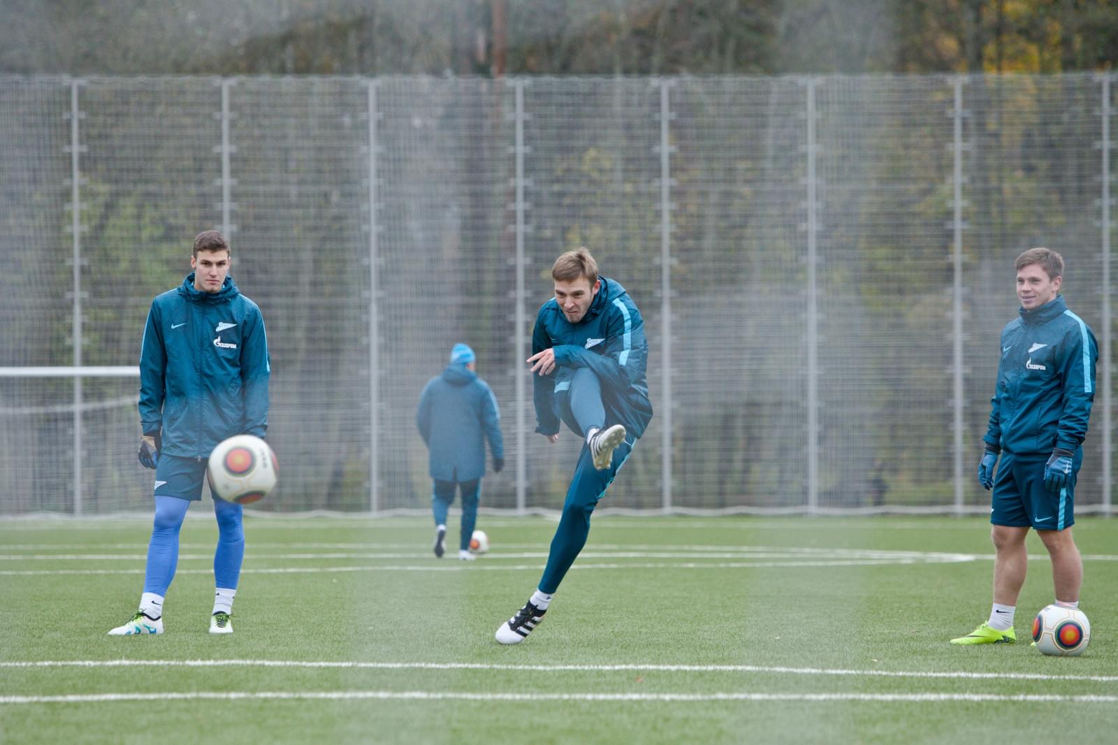 Тренировка «Зенита»-2 перед матчем с «Мордовией»