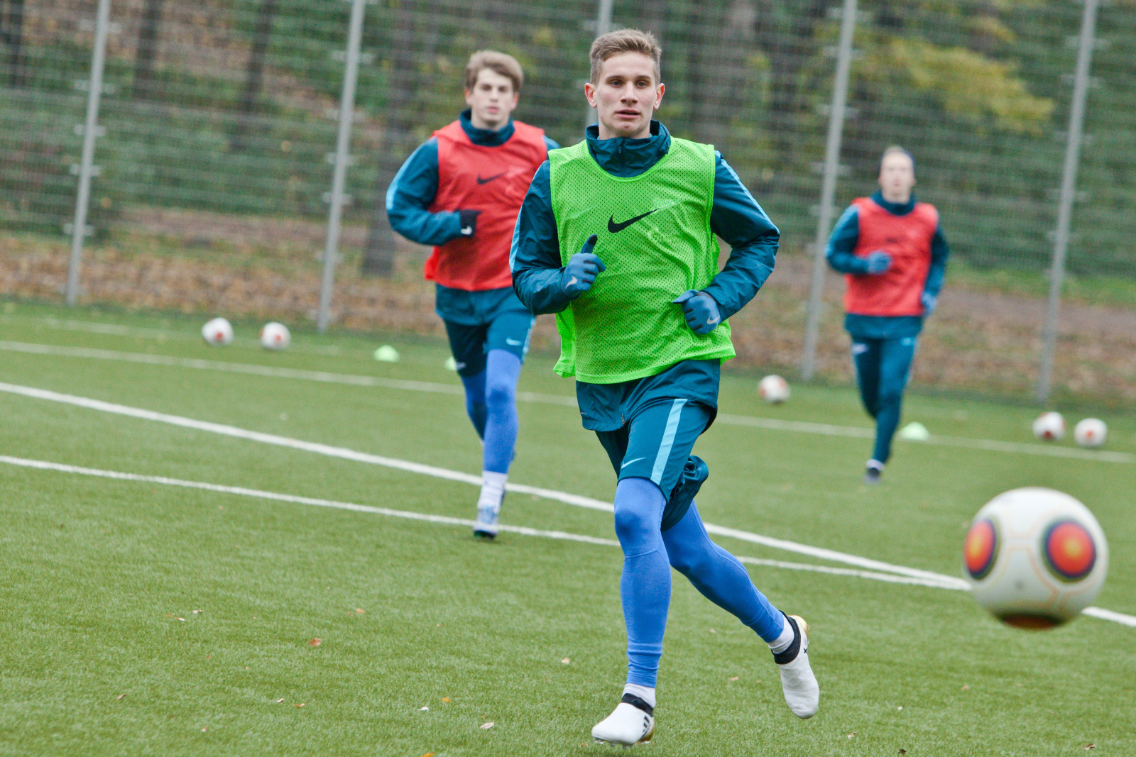 Тренировка «Зенита»-2 перед матчем с «Мордовией»