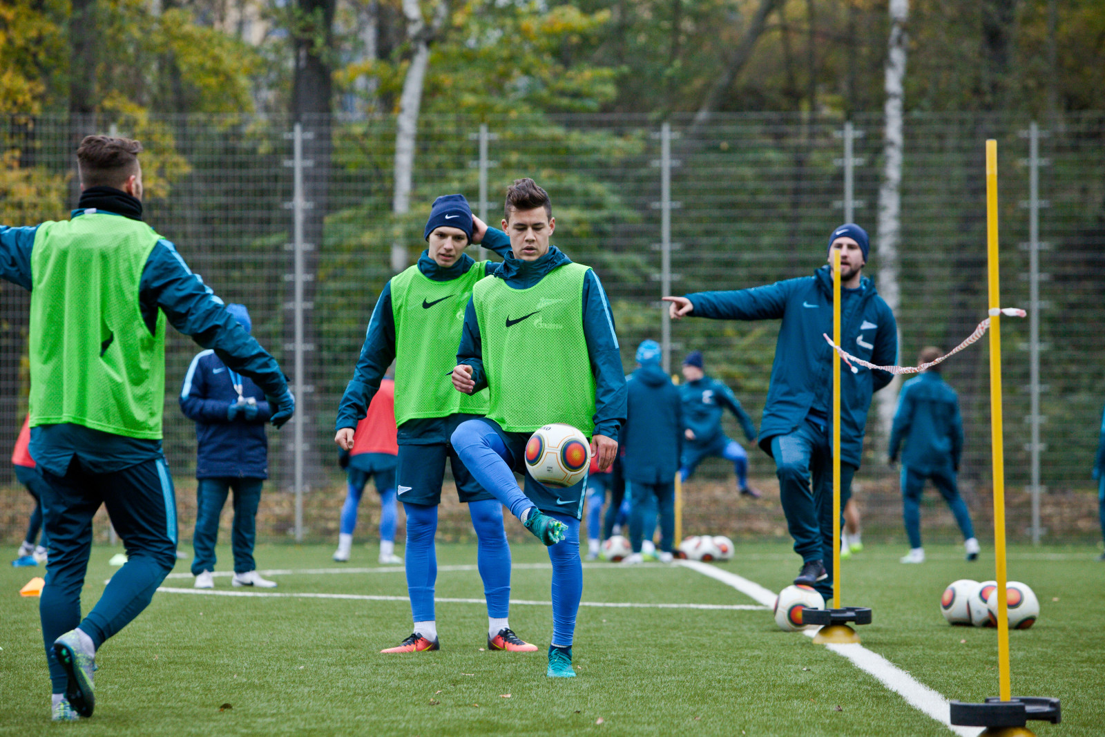 Тренировка «Зенита»-2 перед матчем с «Мордовией»