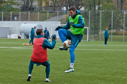 Тренировка «Зенита»-2 перед матчем с «Мордовией»