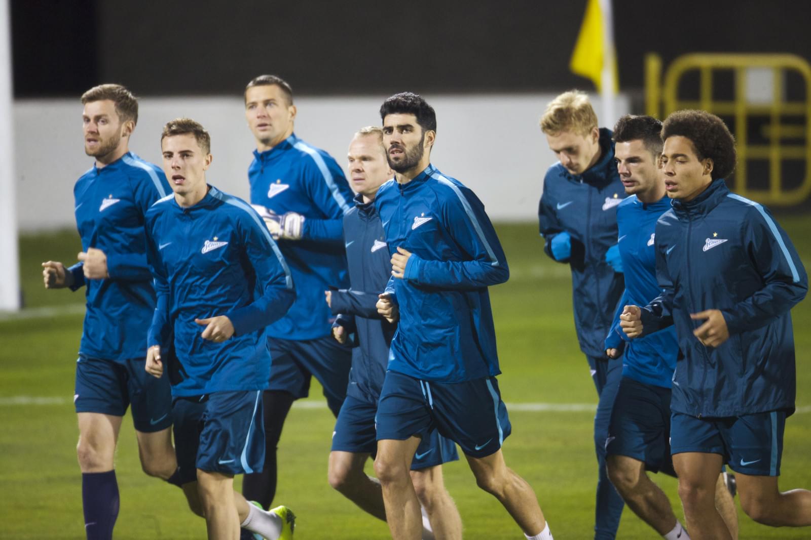 Открытая тренировка «Зенита» перед матчем Лига Европы УЕФА 2016/17 с «Дандолком»