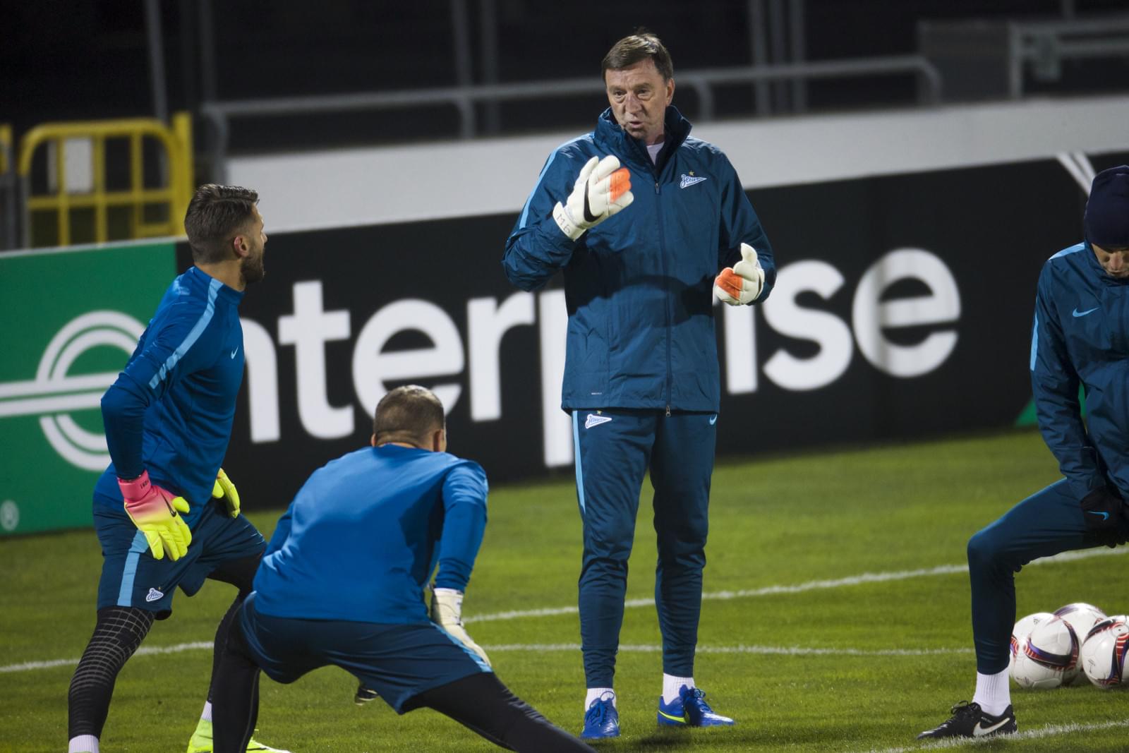 Открытая тренировка «Зенита» перед матчем Лига Европы УЕФА 2016/17 с «Дандолком»