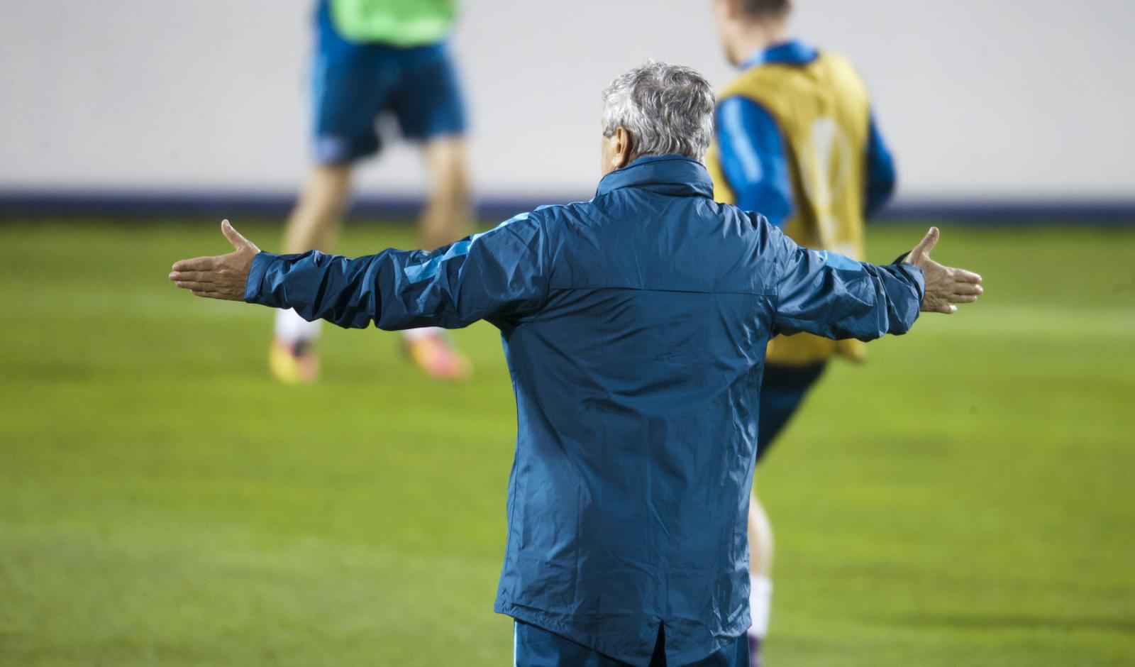 Открытая тренировка «Зенита» перед матчем Лига Европы УЕФА 2016/17 с «Дандолком»