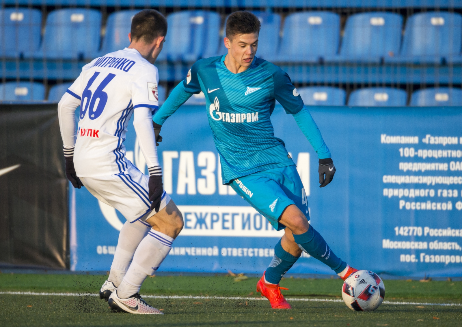 РОСГОССТРАХ-Чемпионат России 2016/17, 11-й тур, «Зенит»-м— «Оренбург»-м