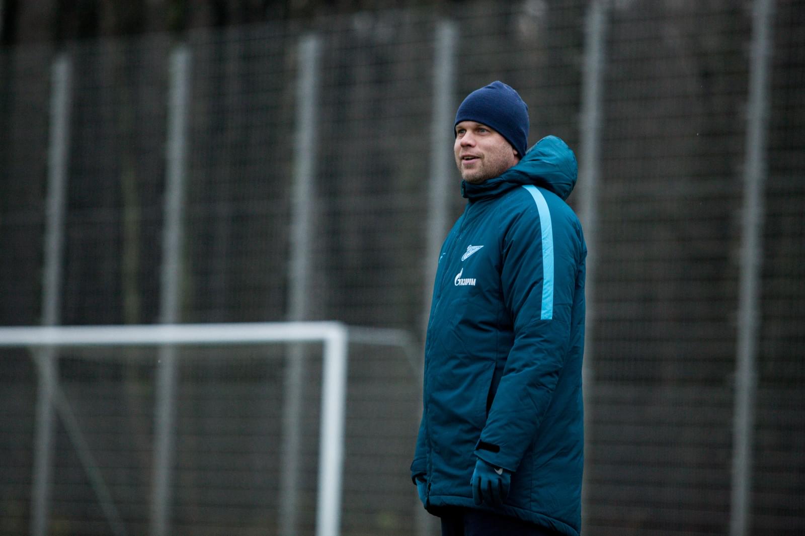 Тренировка «Зенита»-2 перед матчем с «Факелом»