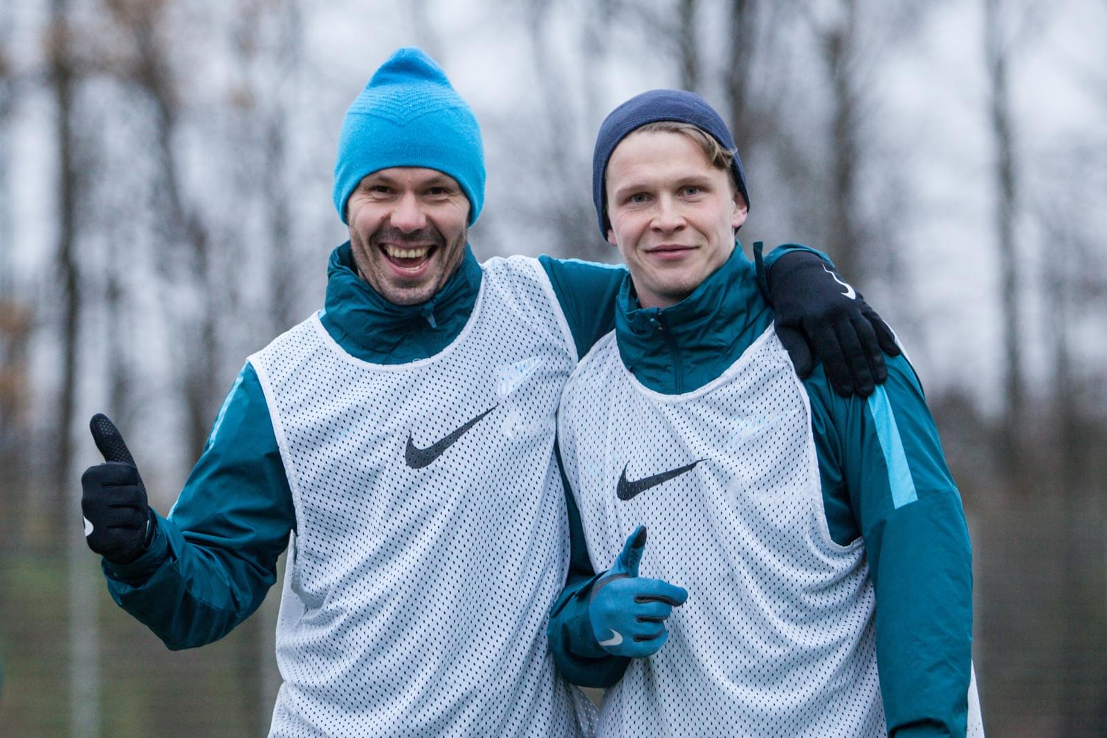 Тренировка «Зенита»-2 перед матчем с «Факелом»