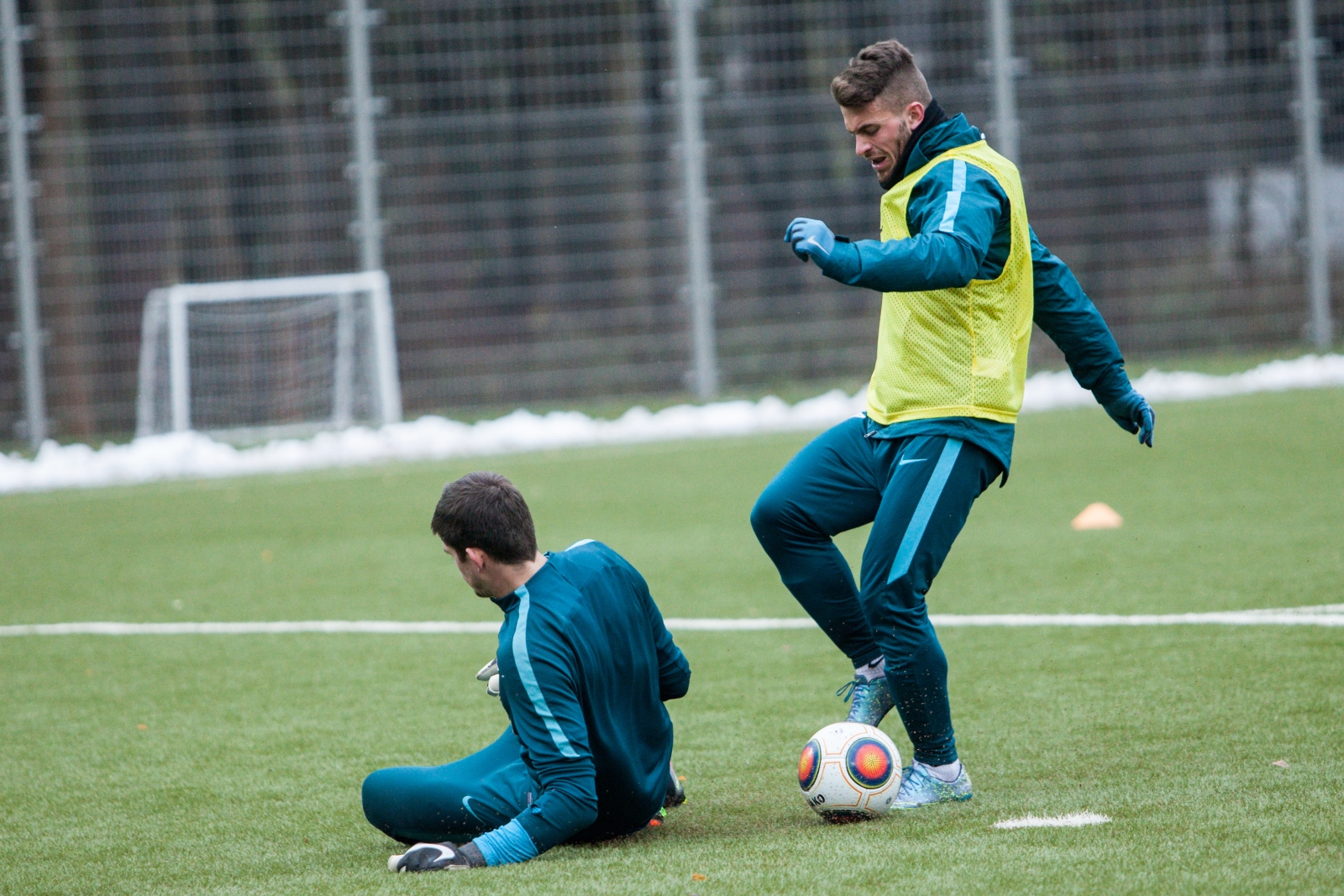 Тренировка «Зенита»-2 перед матчем с «Факелом»