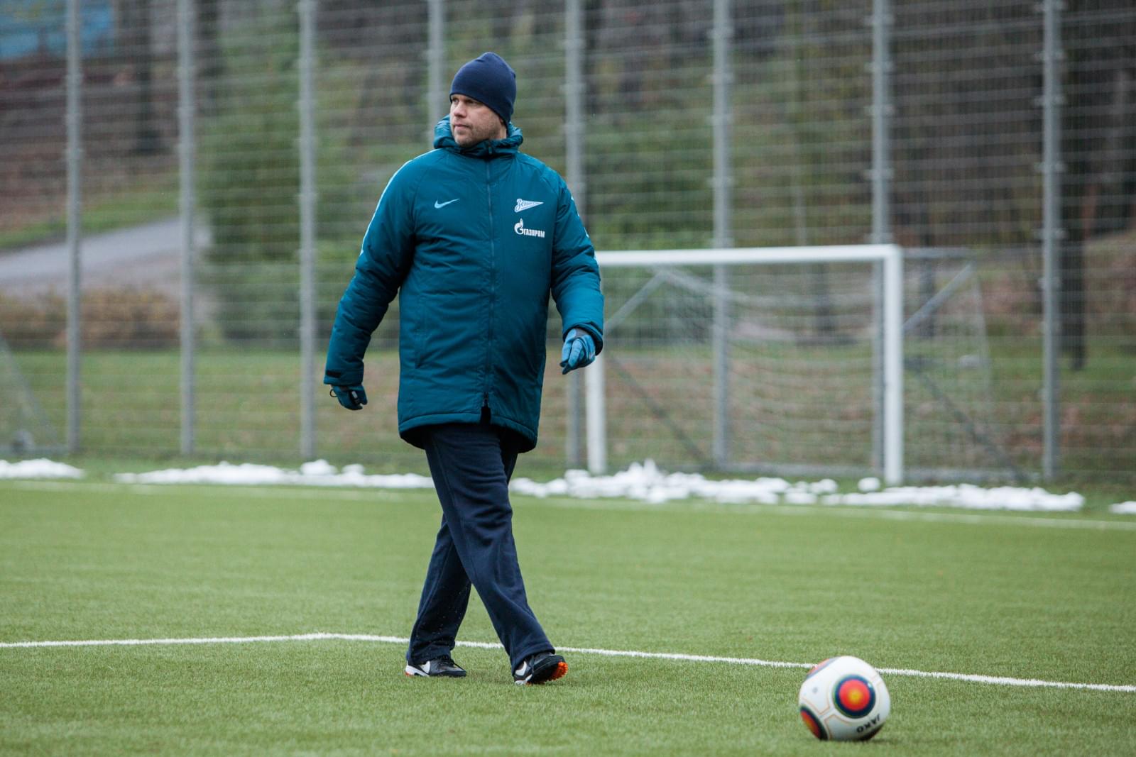 Тренировка «Зенита»-2 перед матчем с «Факелом»