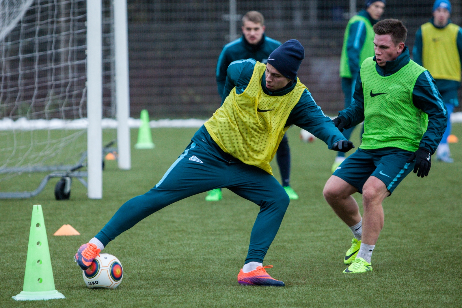 Тренировка «Зенита»-2 перед матчем с «Факелом»