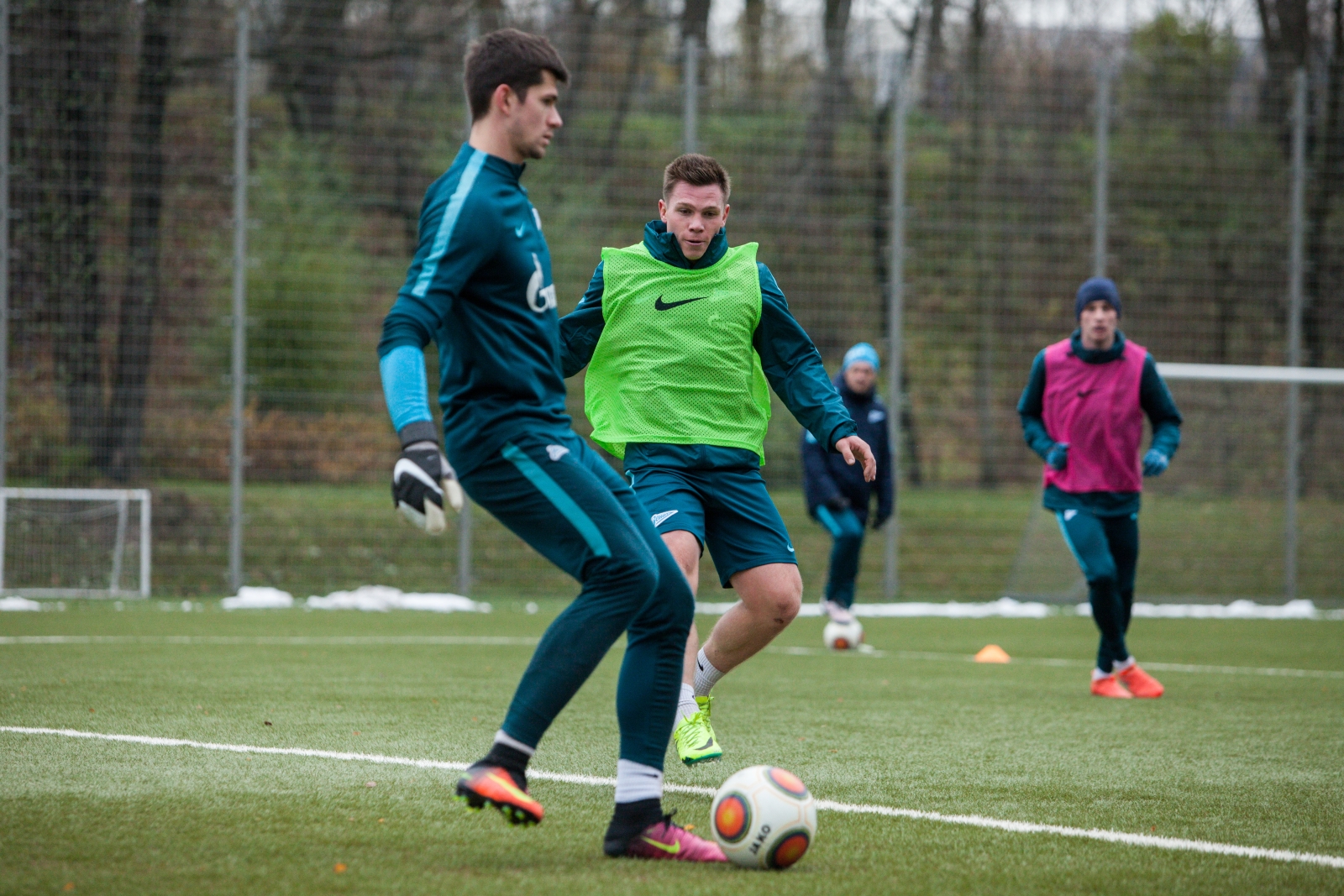 Тренировка «Зенита»-2 перед матчем с «Факелом»