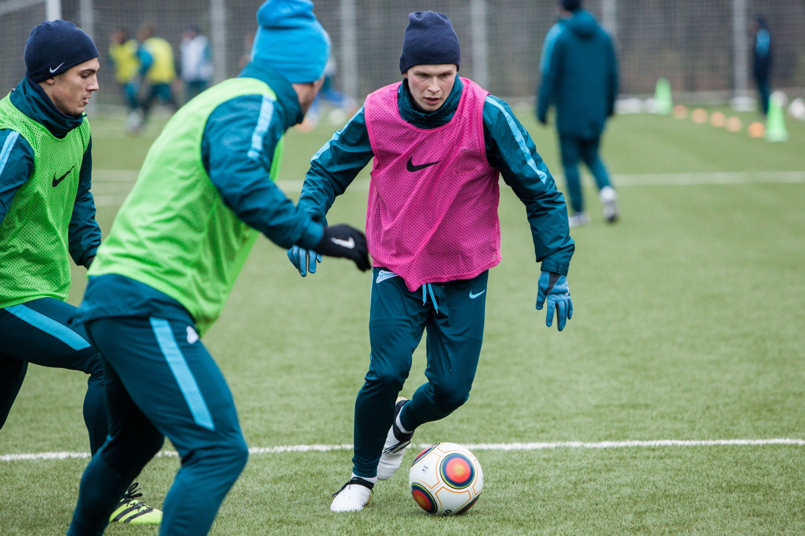 Тренировка «Зенита»-2 перед матчем с «Факелом»
