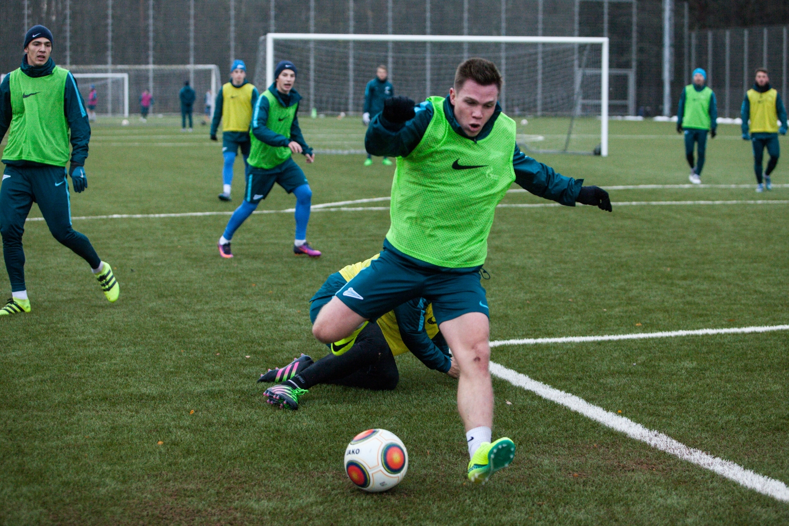 Тренировка «Зенита»-2 перед матчем с «Факелом»