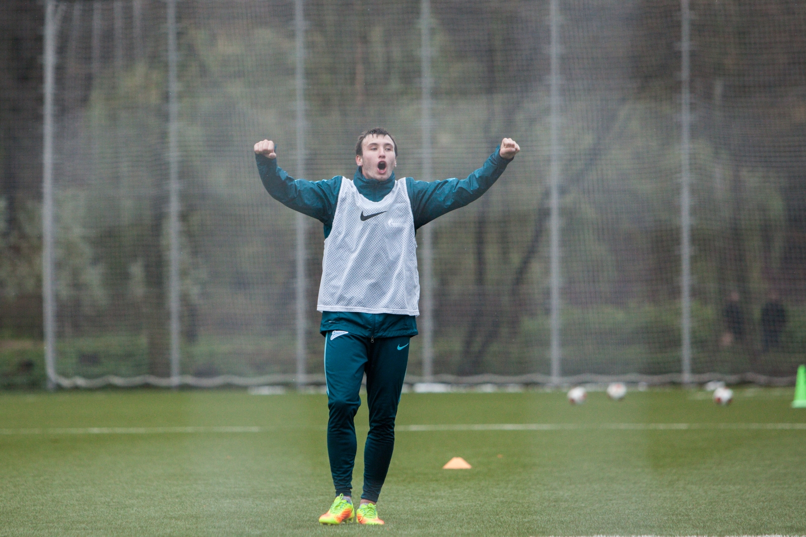 Тренировка «Зенита»-2 перед матчем с «Факелом»