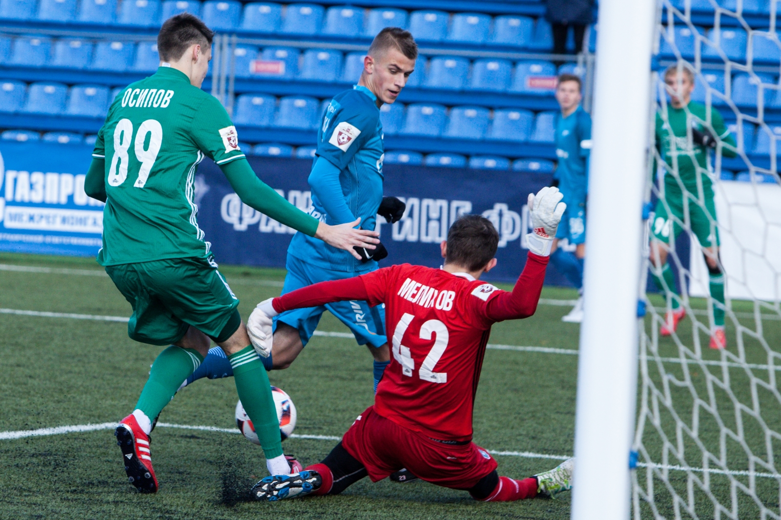 РОСГОССТРАХ-Чемпионат России  2016/17, 12-й тур, «Зенит»-м — «Томь»-м