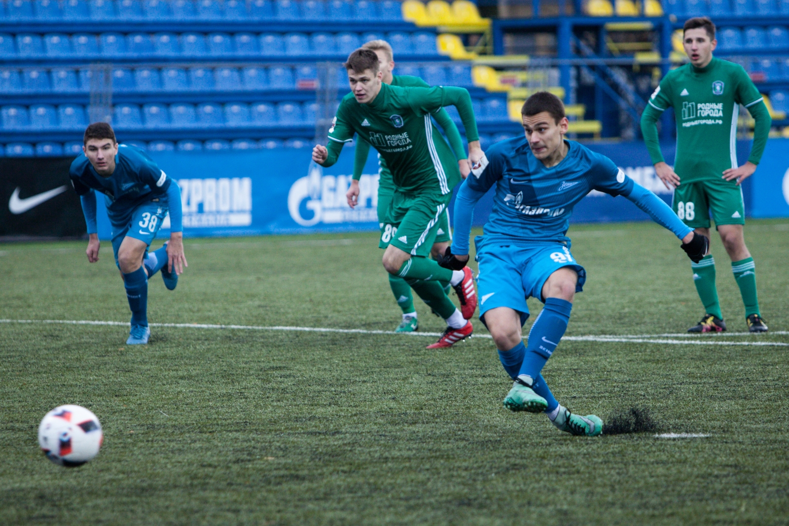 РОСГОССТРАХ-Чемпионат России  2016/17, 12-й тур, «Зенит»-м — «Томь»-м