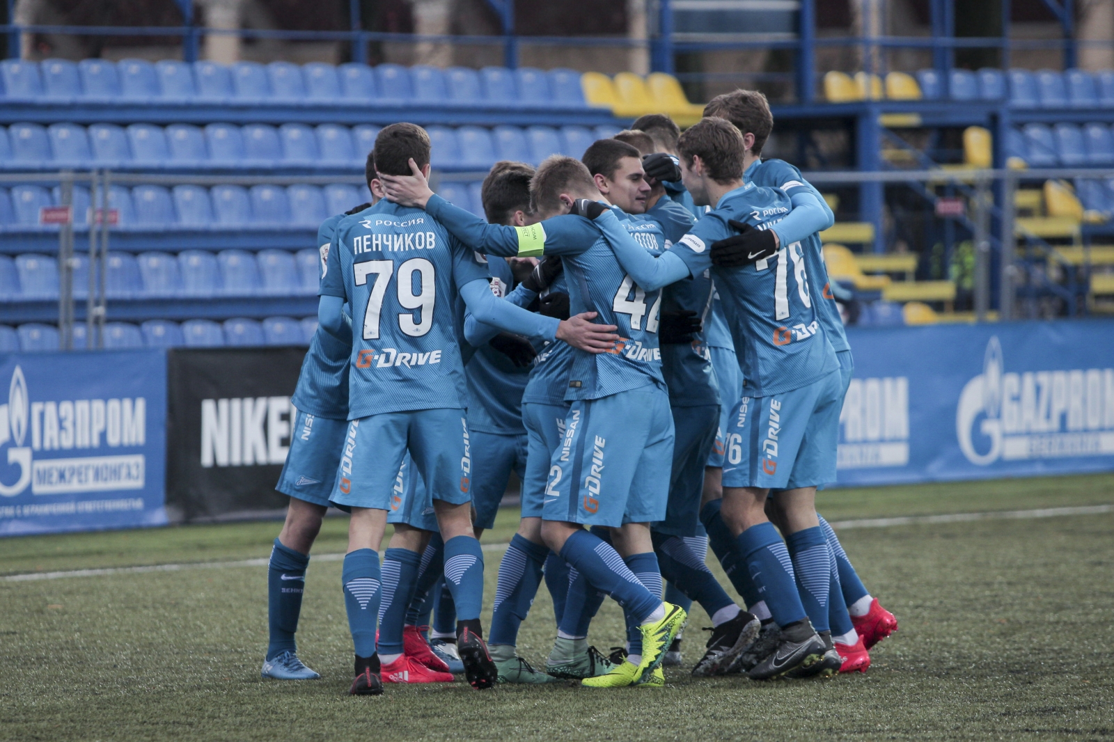 РОСГОССТРАХ-Чемпионат России  2016/17, 12-й тур, «Зенит»-м — «Томь»-м