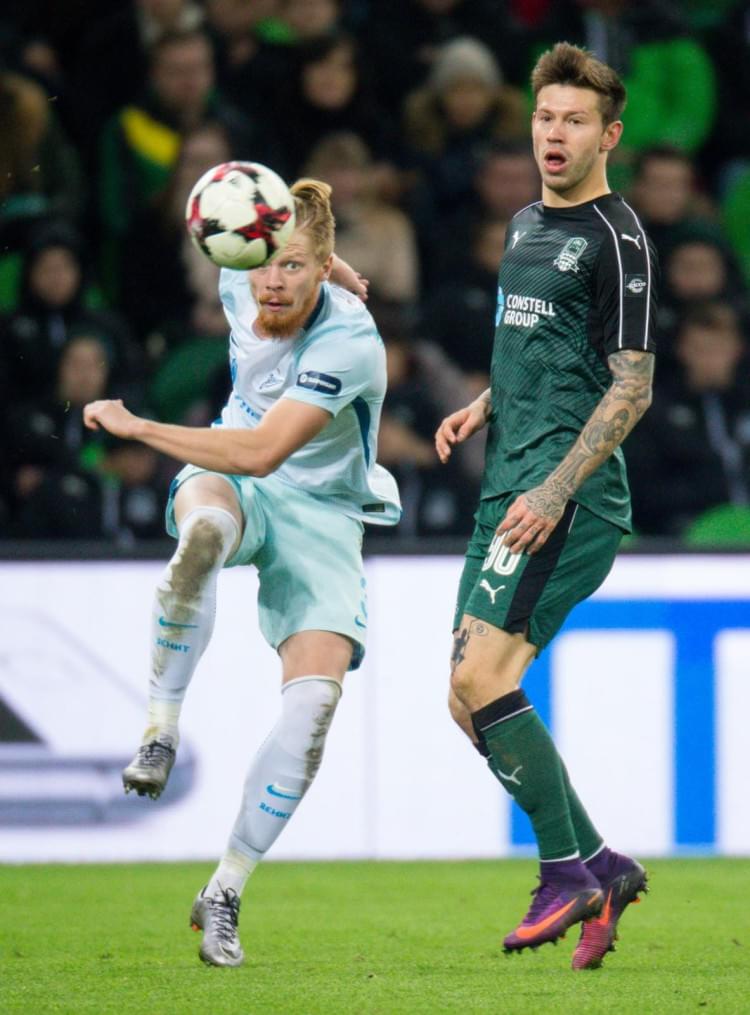 РОСГОССТРАХ-Чемпионат России 2016/17, 15-й тур, «Краснодар» — «Зенит»