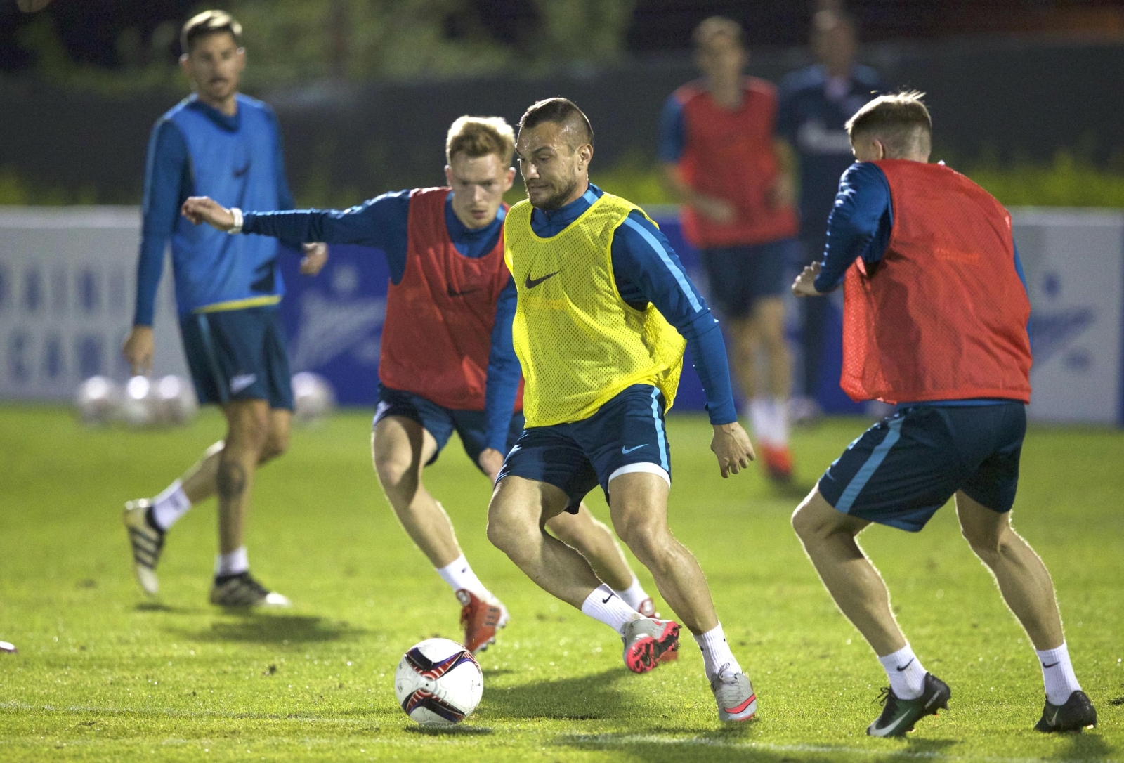 «Газпром»-тренировочные сборы в Дубае: 15 января, вечерняя тренировка