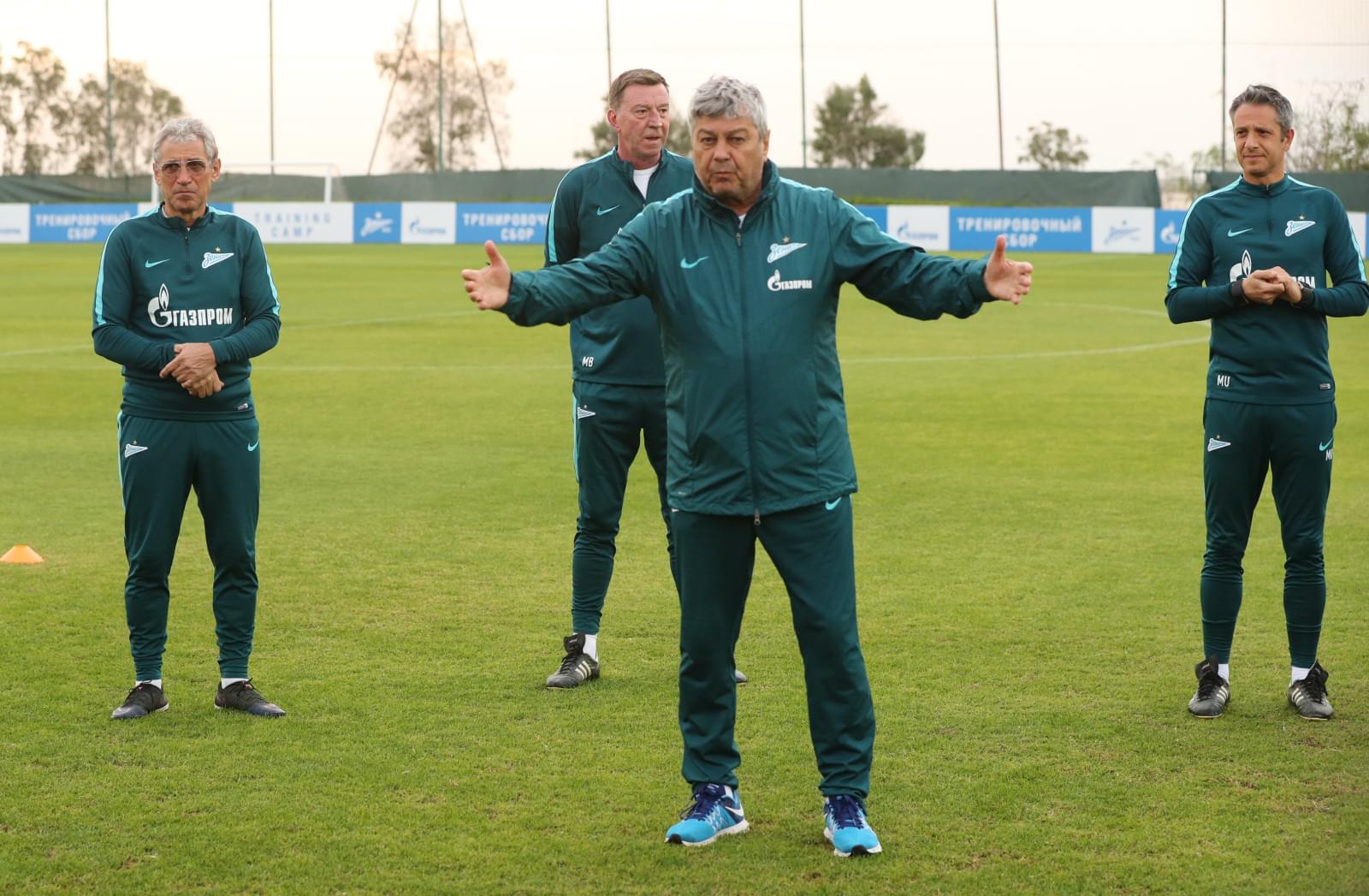 «Газпром»-тренировочные сборы в Дубае: 15 января, вечерняя тренировка