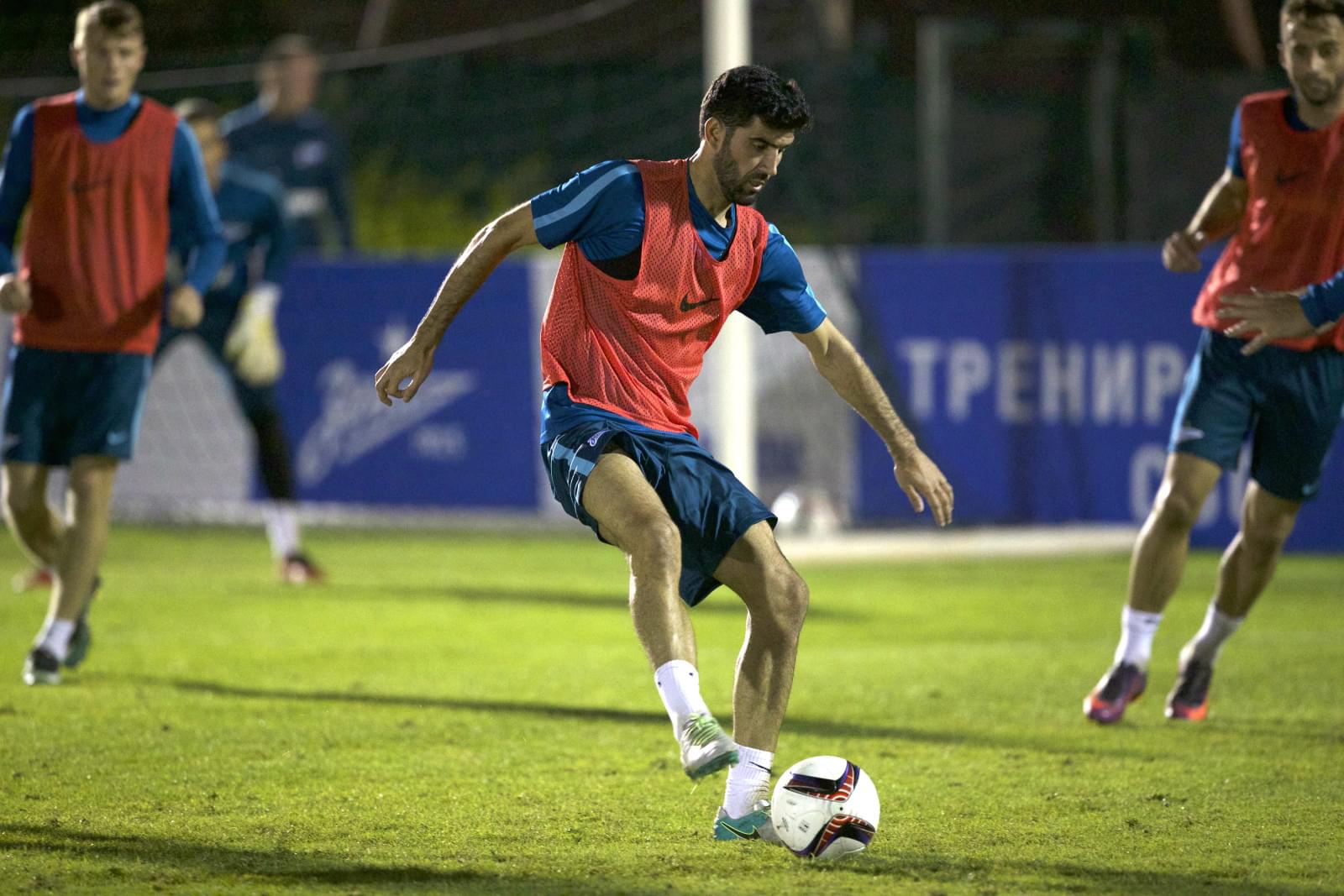 «Газпром»-тренировочные сборы в Дубае: 15 января, вечерняя тренировка