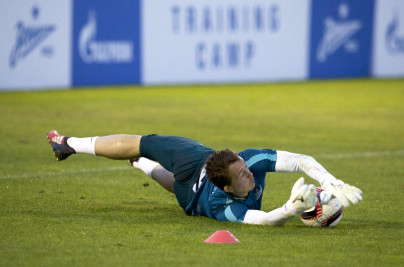 «Газпром»-тренировочные сборы в Дубае: 15 января, вечерняя тренировка