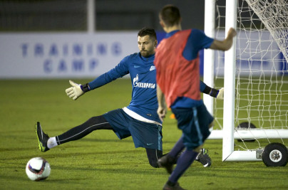 «Газпром»-тренировочные сборы в Дубае: 15 января, вечерняя тренировка