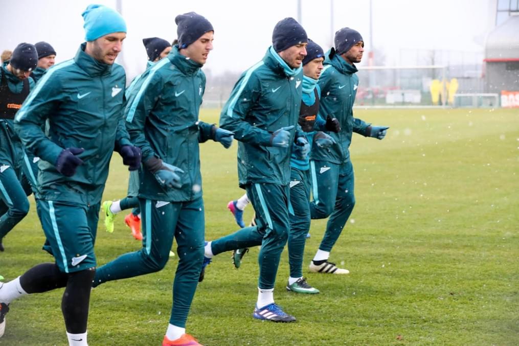 Третьи «Газпром»-тренировочные сборы в Бельгии: 10 февраля, вечерняя тренировка