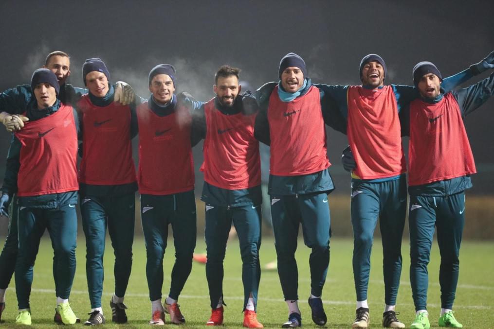 Третьи «Газпром»-тренировочные сборы в Бельгии: 10 февраля, вечерняя тренировка