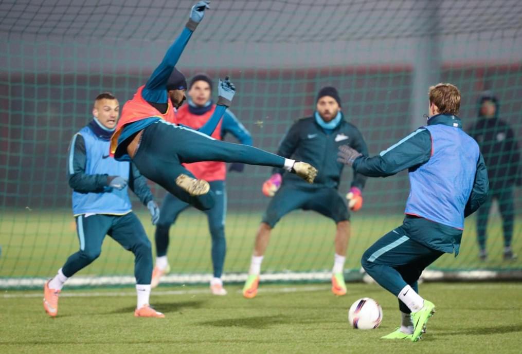 Третьи «Газпром»-тренировочные сборы в Бельгии: 10 февраля, вечерняя тренировка