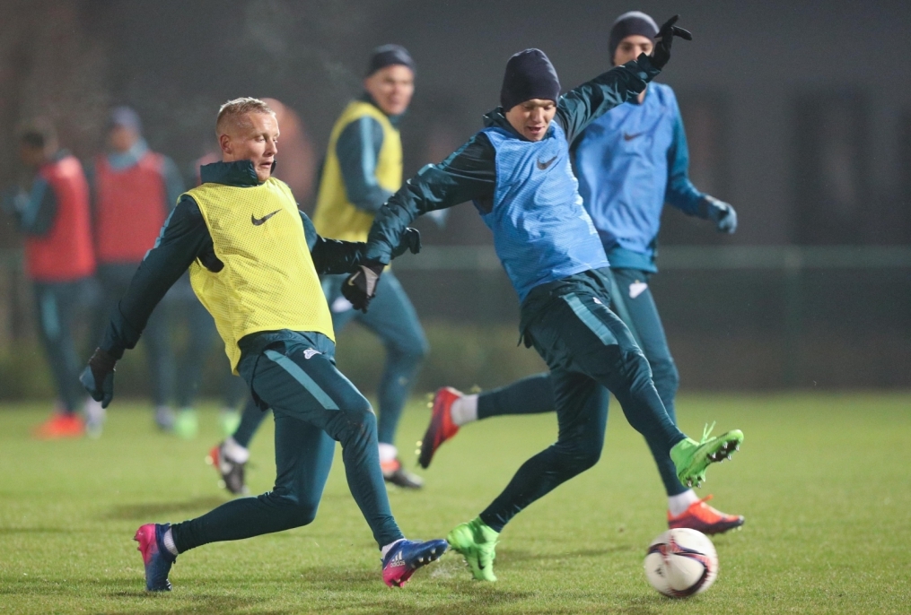 Третьи «Газпром»-тренировочные сборы в Бельгии: 10 февраля, вечерняя тренировка