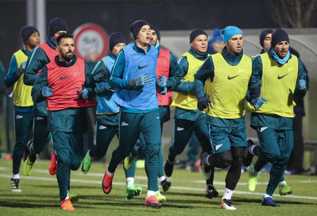 Третьи «Газпром»-тренировочные сборы в Бельгии: 10 февраля, вечерняя тренировка