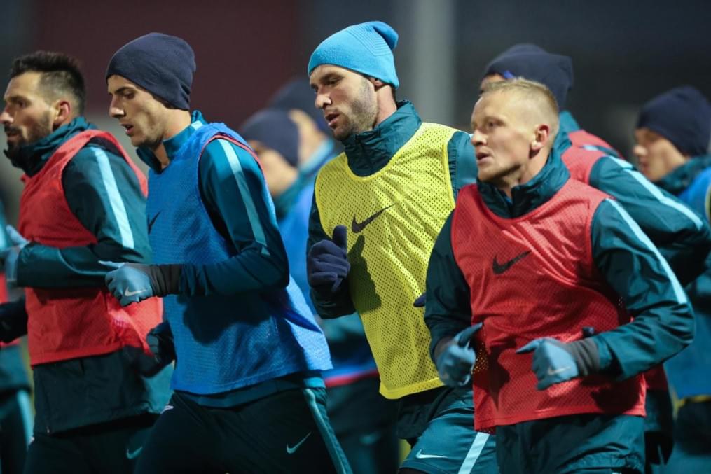 Третьи «Газпром»-тренировочные сборы в Бельгии: 10 февраля, вечерняя тренировка