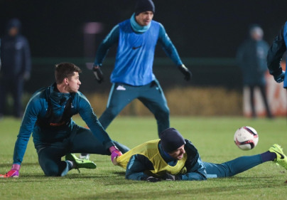 Третьи «Газпром»-тренировочные сборы в Бельгии: 10 февраля, вечерняя тренировка