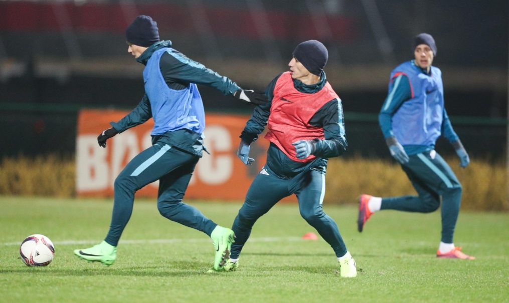 Третьи «Газпром»-тренировочные сборы в Бельгии: 10 февраля, вечерняя тренировка