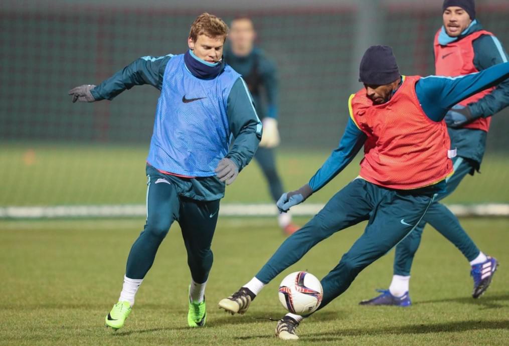 Третьи «Газпром»-тренировочные сборы в Бельгии: 10 февраля, вечерняя тренировка