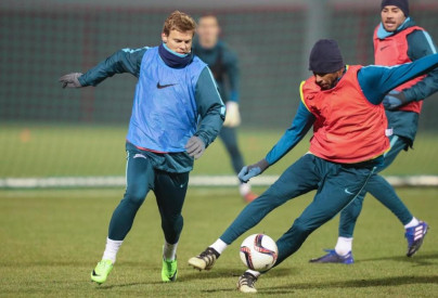 Третьи «Газпром»-тренировочные сборы в Бельгии: 10 февраля, вечерняя тренировка