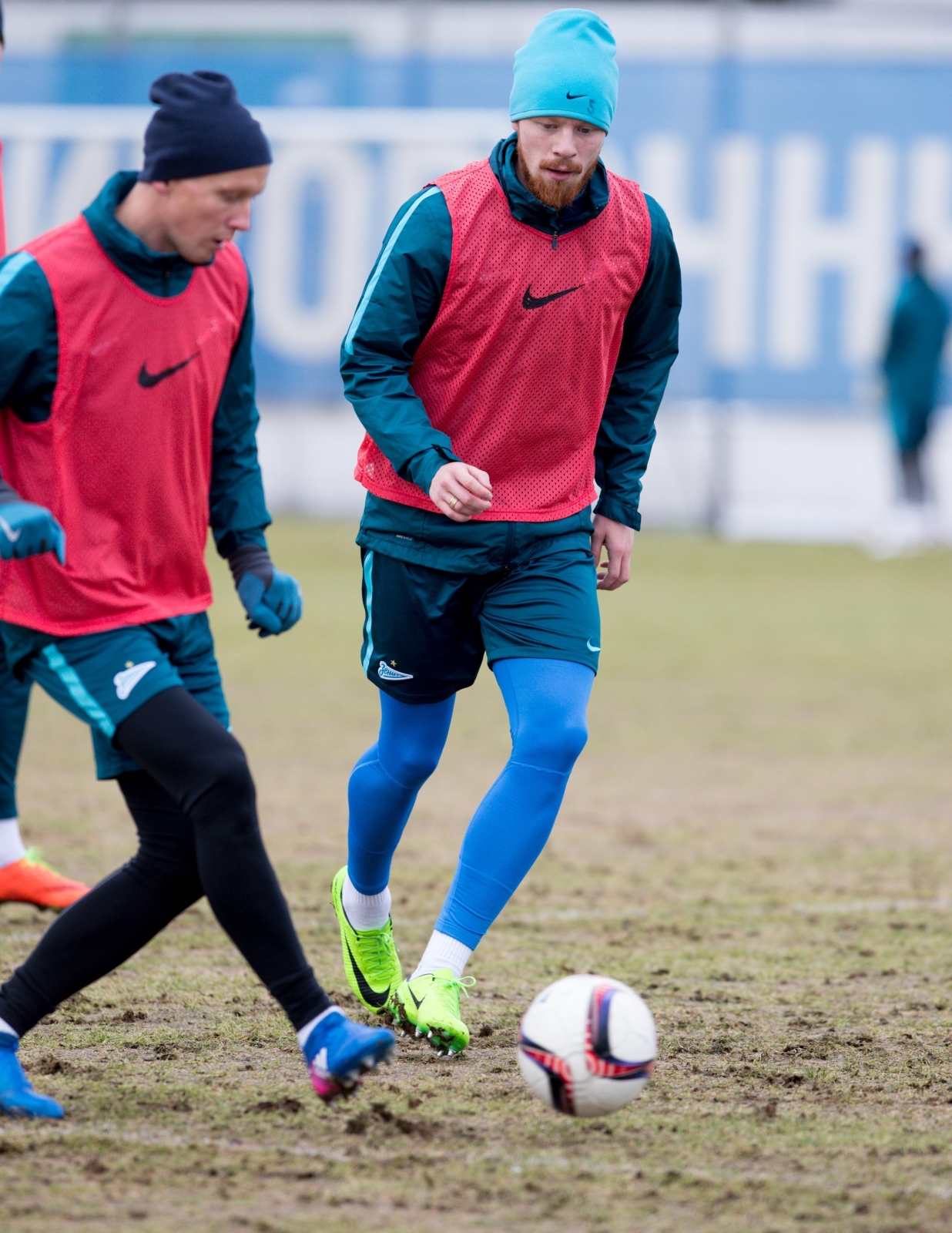 Утренняя тренировка «Зенита» в «Газпром» — тренировочном центре
