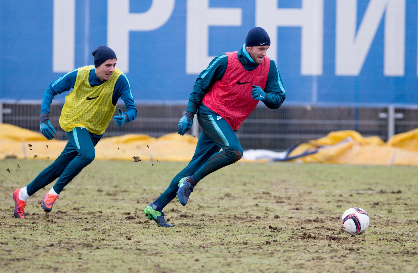 Утренняя тренировка «Зенита» в «Газпром» — тренировочном центре