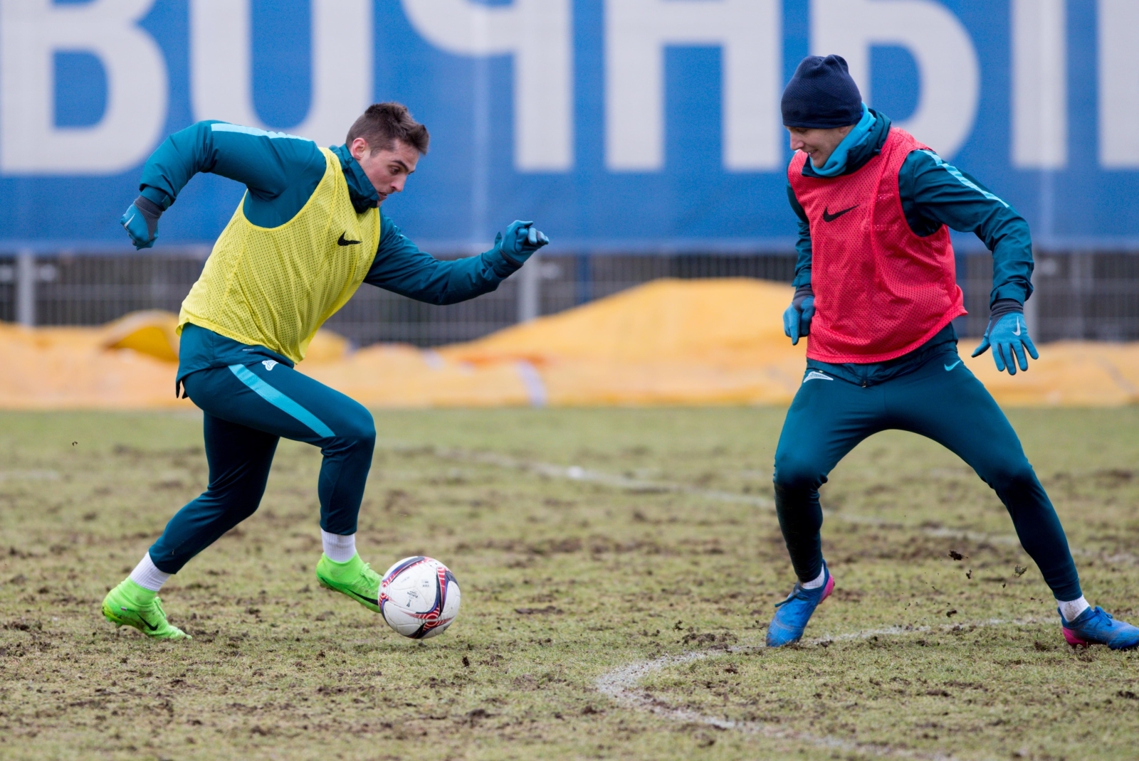 Утренняя тренировка «Зенита» в «Газпром» — тренировочном центре