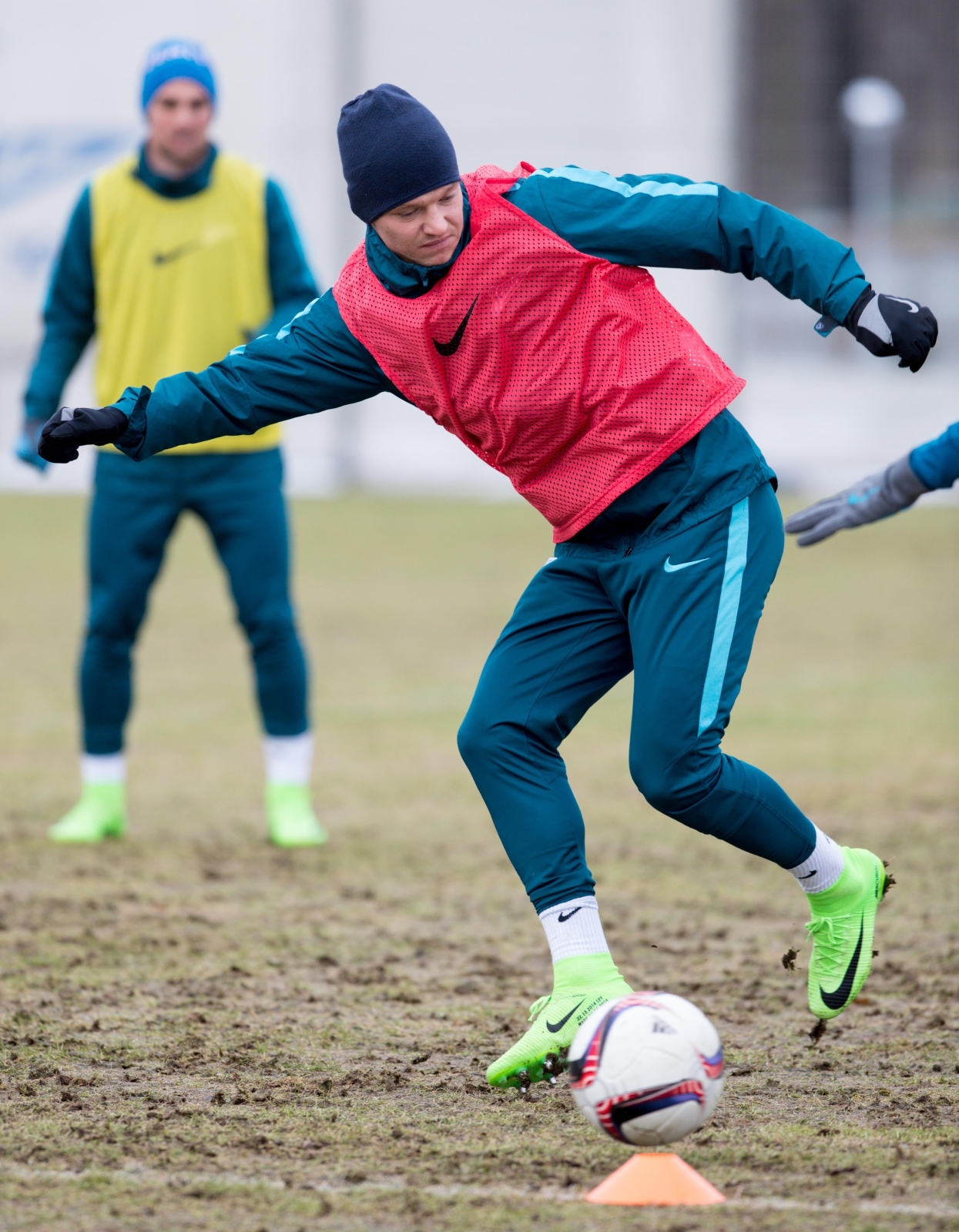 Утренняя тренировка «Зенита» в «Газпром» — тренировочном центре