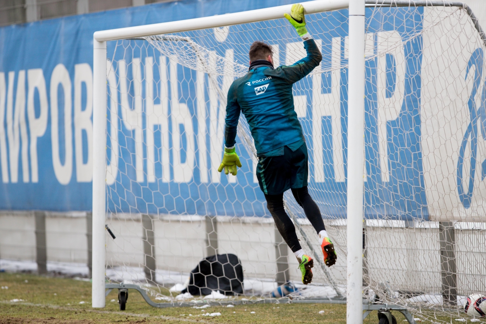 Утренняя тренировка «Зенита» в «Газпром» — тренировочном центре