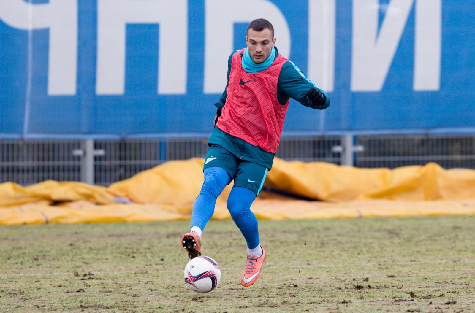 Утренняя тренировка «Зенита» в «Газпром» — тренировочном центре