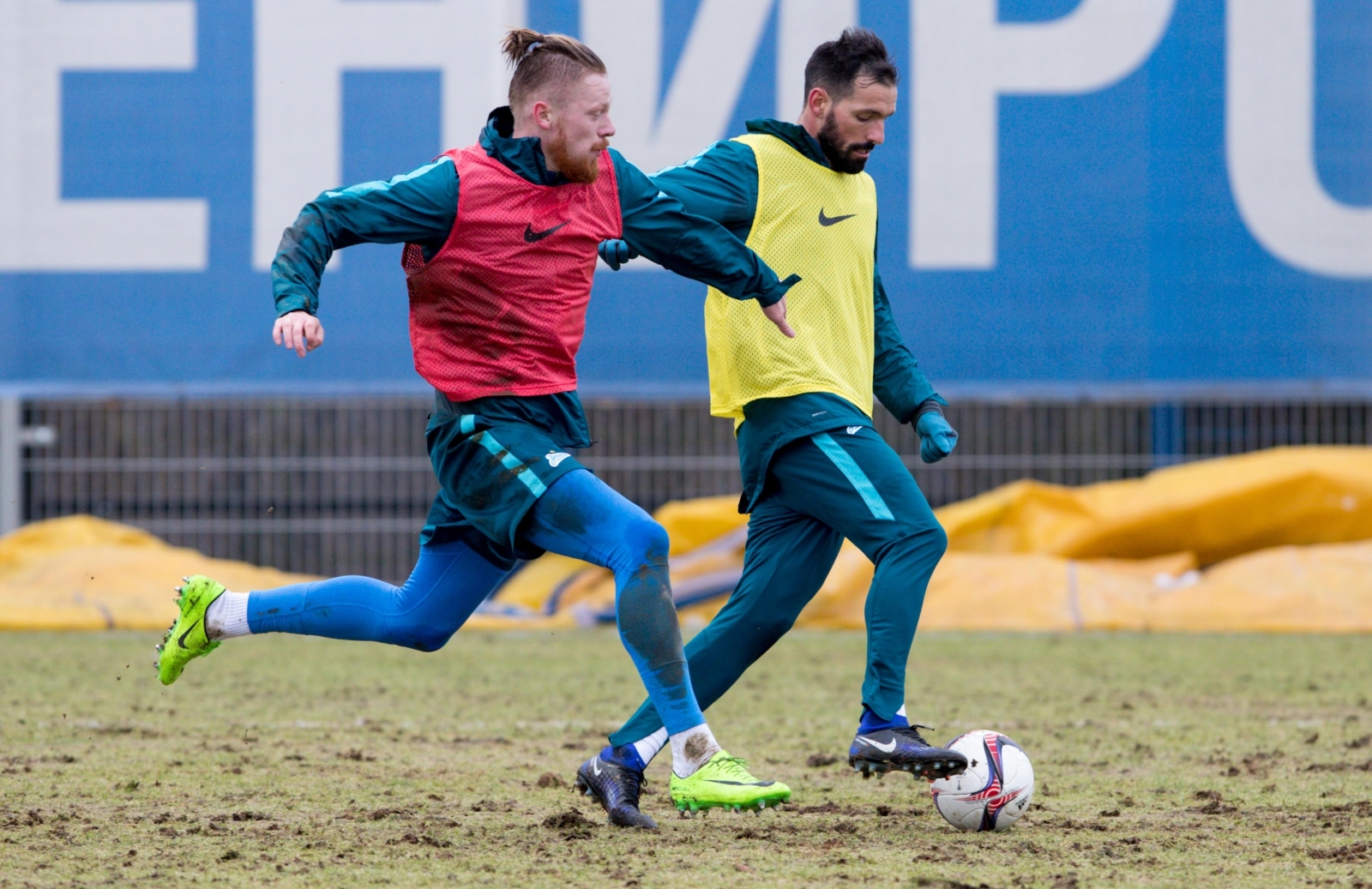 Утренняя тренировка «Зенита» в «Газпром» — тренировочном центре